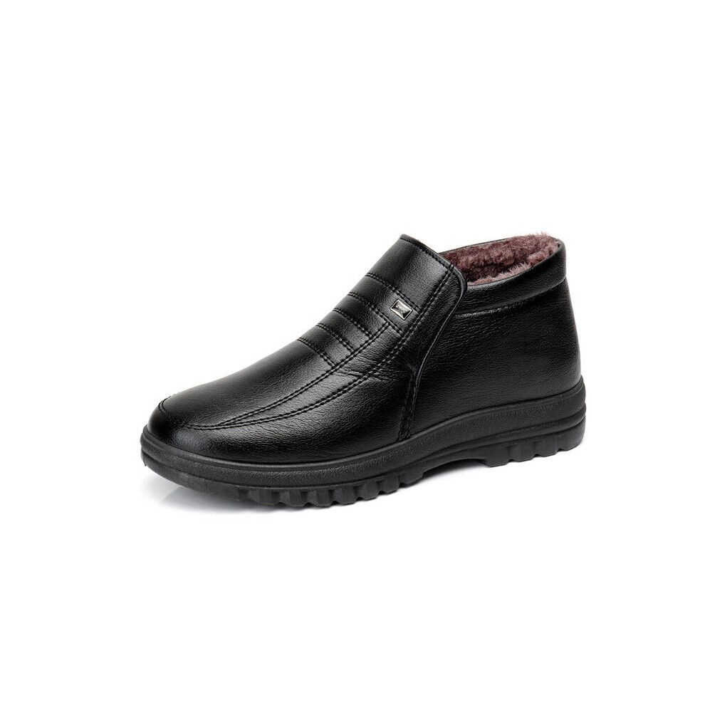 Men Winter Snow Boots Warm Thicken Men's Ankle Boots Bot Male Business Office Formal Leather Safety Shoes896 885660754148