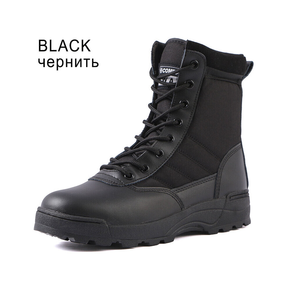 Men's Military Boot Combat Mens Camo Ankle Boots Tactical Big Size 36-47 Army Boot Male Shoes Work Safety Shoes Motocycle Boots 885660758191