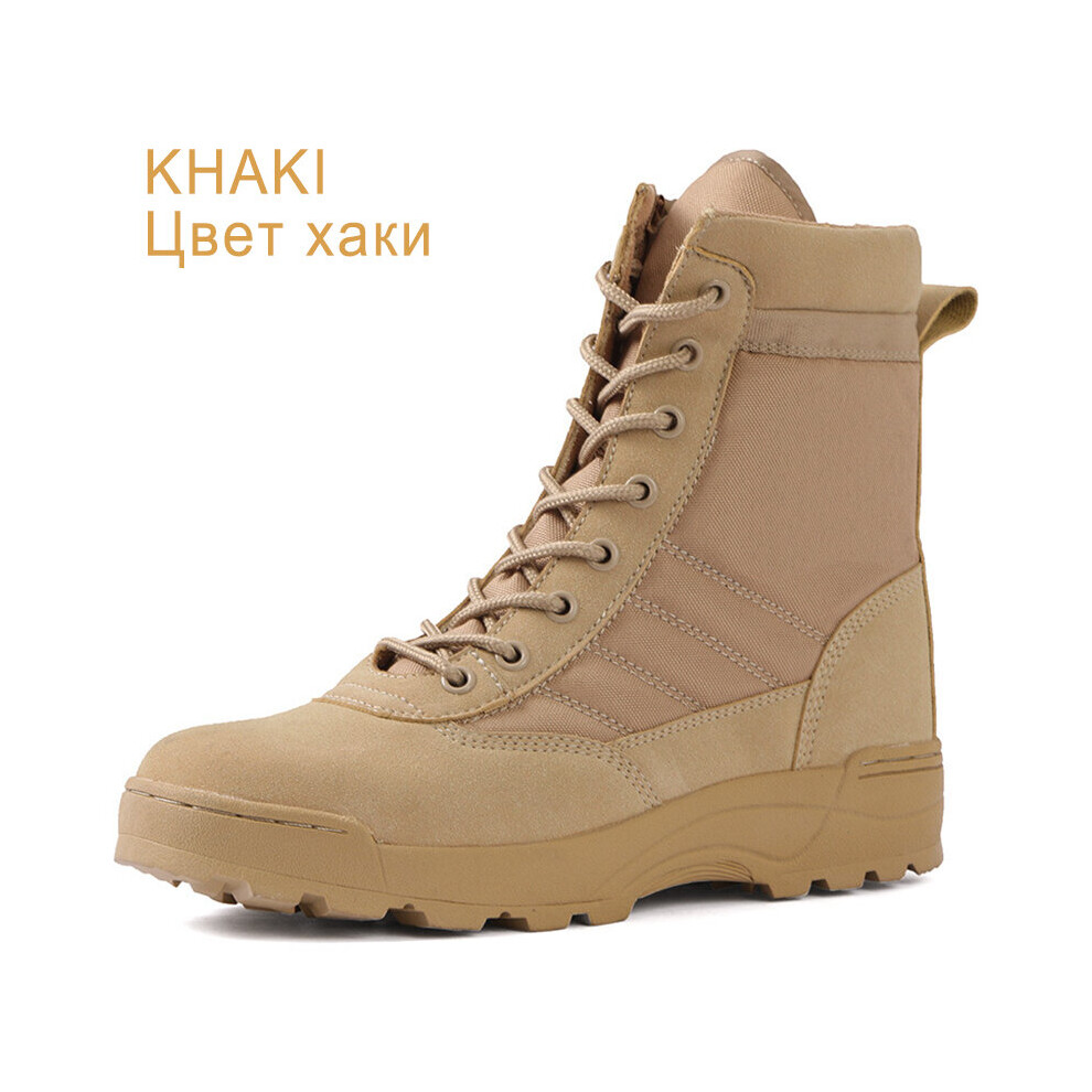 Men's Military Boot Combat Mens Camo Ankle Boots Tactical Big Size 36-47 Army Boot Male Shoes Work Safety Shoes Motocycle Boots 885660759648
