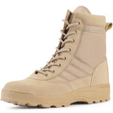 Winter Men's Military Boots Desert Tactical Shoes Warm Outdoor Combat Boots Large Men's Motorcycle Ankle High Top Boots Men's