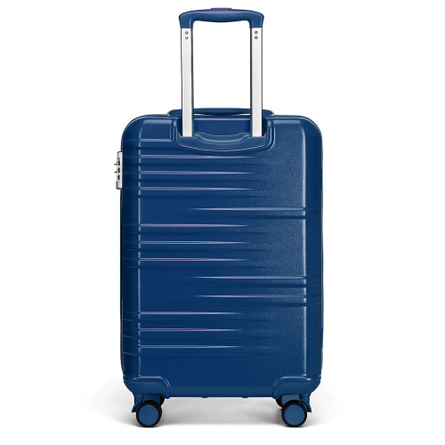 (Navy) British Traveller-3Pcs ABS Hard Shell Suitcase Set 2