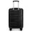(Black) British Traveller-3Pcs ABS Hard Shell Suitcase Set 3