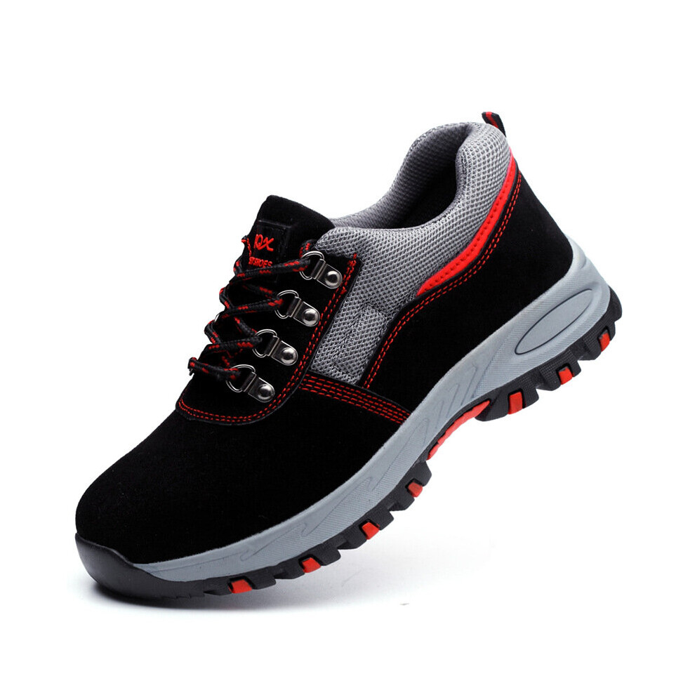 Steel Toe Safety Work Shoes Men Summer Breathable Slip On Casual Boots Mens Labor Insurance Puncture Proof Shoe 885660762655