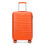 (Orange ) British Traveller-3Pcs ABS Hard Shell Suitcase Set 3