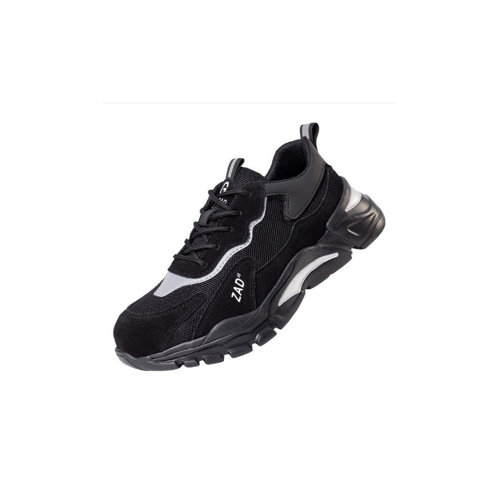 Labor Protection Shoes Men Breathable Anti-Impact Puncture-Proof Steel Work Shoes Safety Cowhide Protective Shoes M729 885660767865
