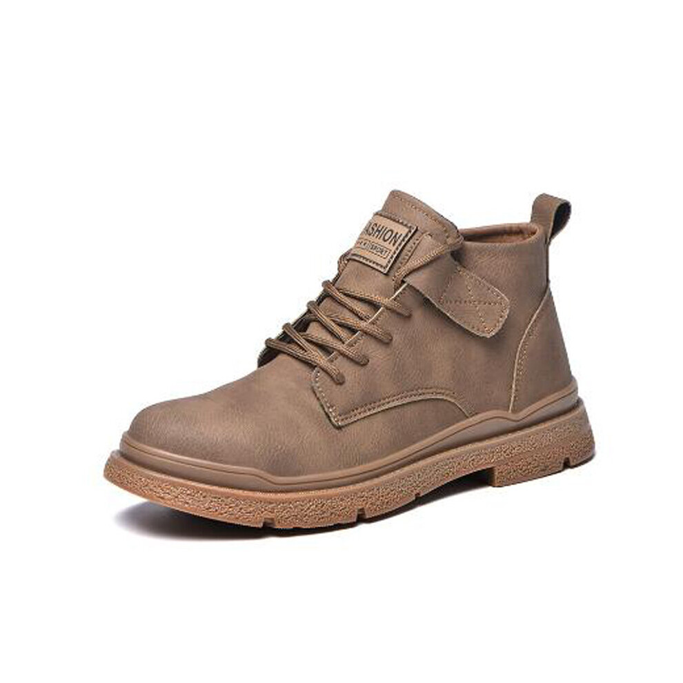 Leather Work Safety Shoes Men Standard Steel Toe Anti-Smash Work Boots Puncture-Proof Indestructible Shoes Welding Boot M348 885660767957