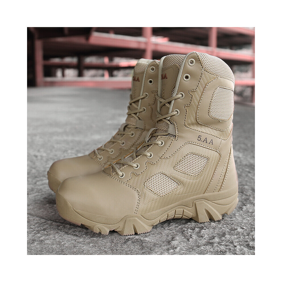 Men's Motocycle Boots Military Boot Combat Mens Ankle Boot Tactical Big Size 39-47 Army Boot Male Shoes Work Safety Shoes Male 885660768381