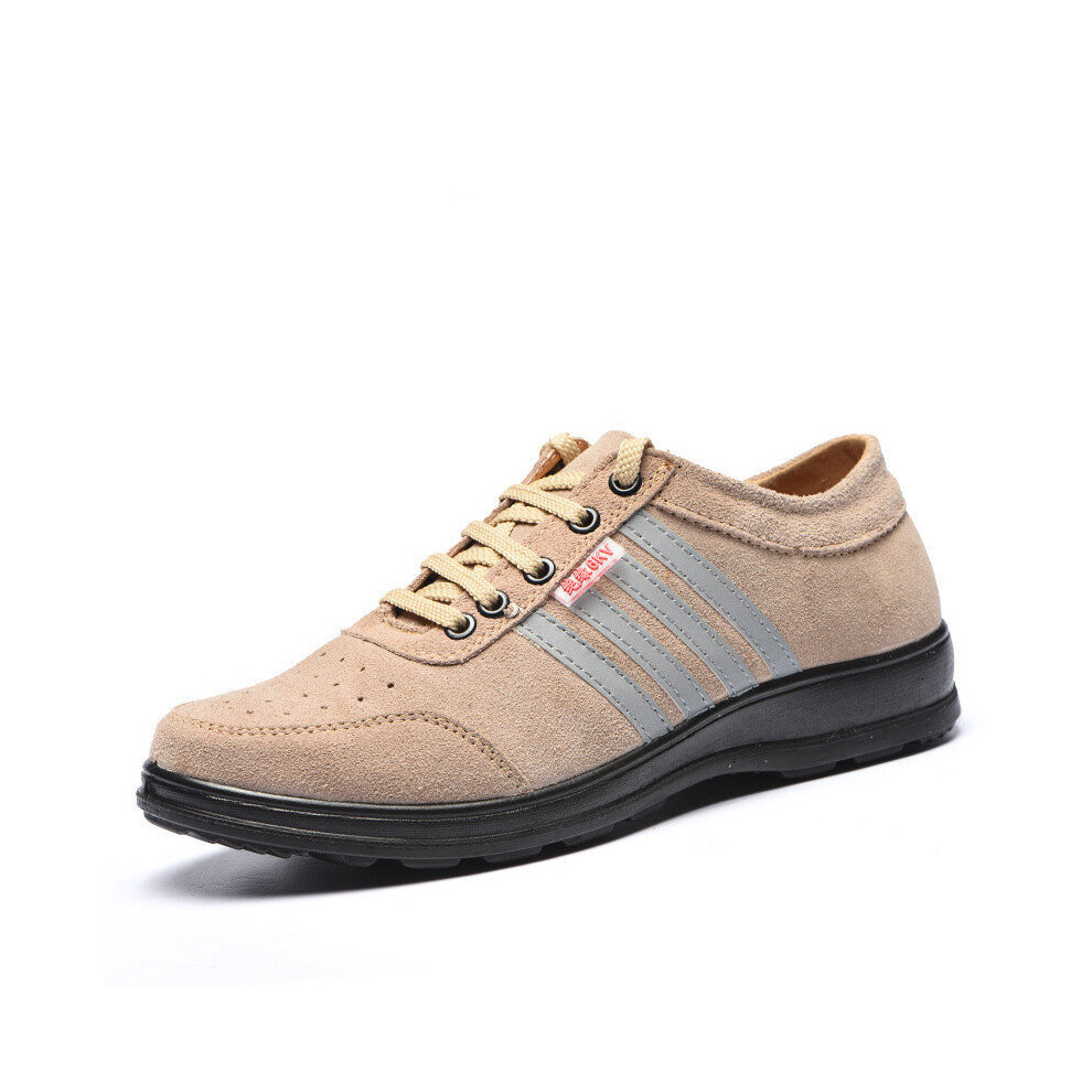 Work Boots Safety Steel Toe Shoes Men Indestructible Outdoor Shoes For Men Cow Suede Working Shoes Man Round Toe Boots Homme 885660769722