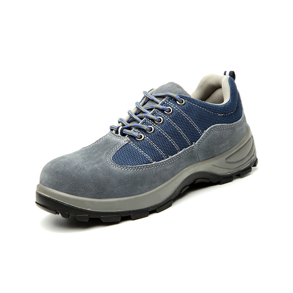 Cow Suede Safety Shoes Men Women Steel Toe Sneakers Indestructible Work Shoes Lightweight Breathable Anti-Slippery Work Boots 885660769340