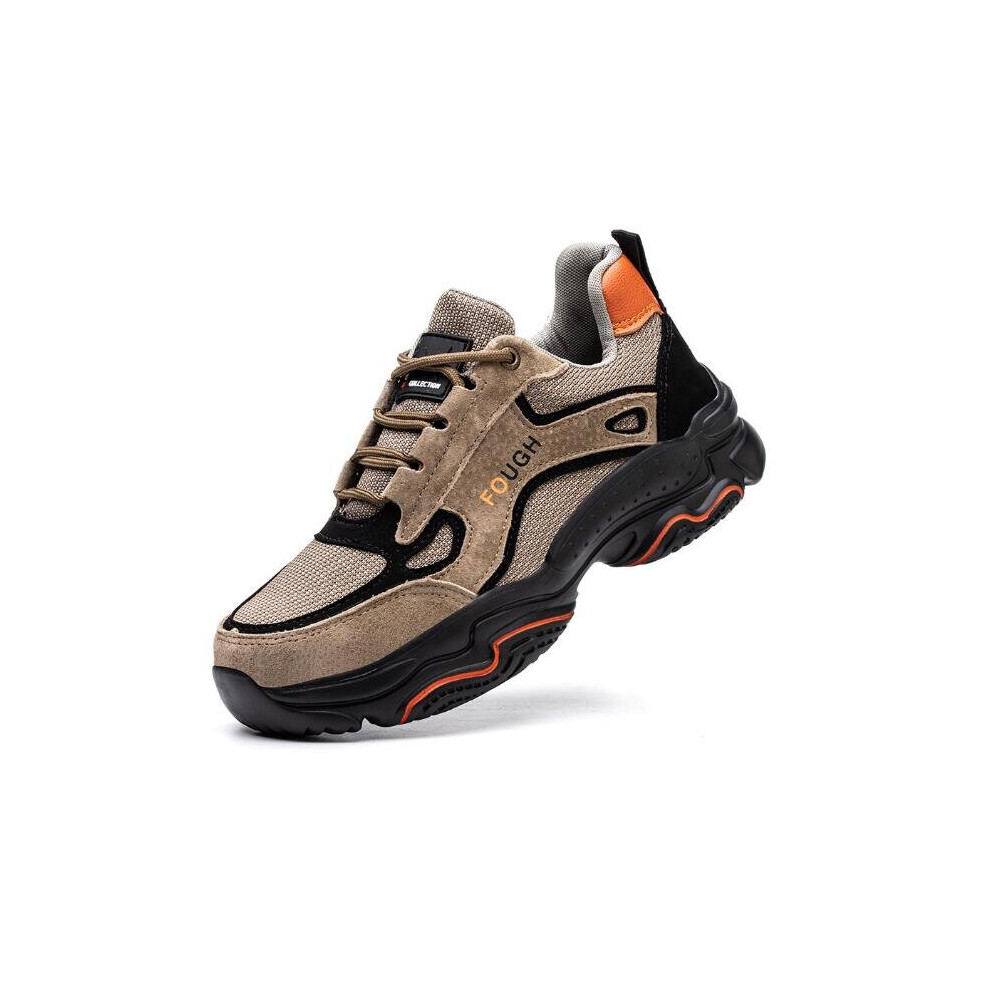 Labor Protection Shoes Men's Steel Head Breathable Comfortable Safety Shoes Anti Impact Anti Puncture Soft Work Shoes M862 885660771268