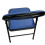 (Blue, 1) Artificial Faux Leather Home Office  Folding Chair 6