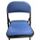 (Blue, 1) Artificial Faux Leather Home Office  Folding Chair 5