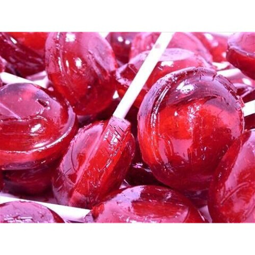 Dobsons Cherry Mega Lollies 25 Pieces 1
