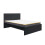 Birlea King Size Bed Frame Black Birlea Oslo 5FT Modern Bedstead 1