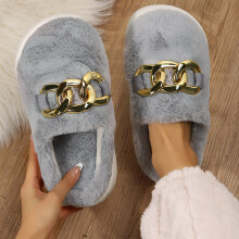 Animal Paw Slippers and Cartoon Winter indoor Shoes for Girl Chunky Thick Sole Home Slides Sandals