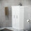 NES Home Nes Home White Corner Vanity Unit with Ceramic Basin and Square Mixer Tap + Waste 3