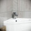 NES Home Nes Home White Corner Vanity Unit with Ceramic Basin and Square Mixer Tap + Waste 2