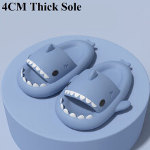 Unisex Sharks Slides Non-Slip Novelty Open Toe Sandals With Drainage Holes Shower Slippers Sharks Toddlers Flip Flops Outdoor