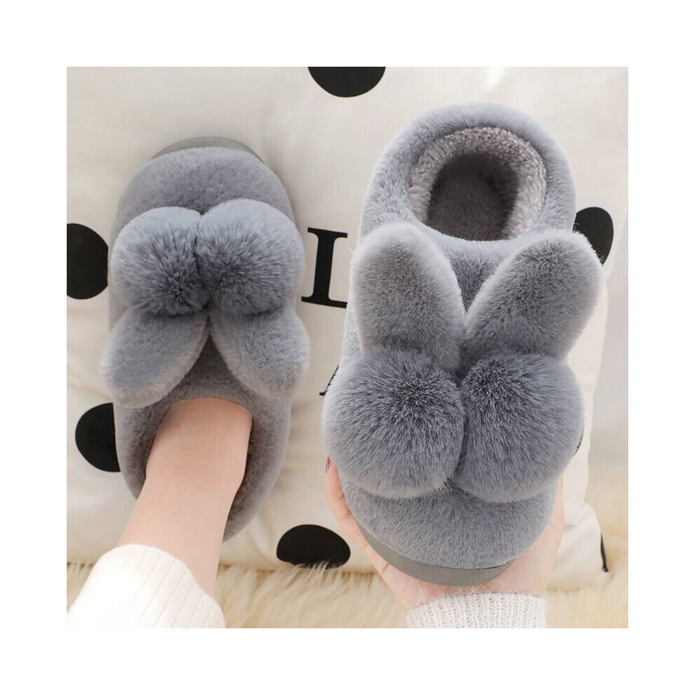 Fluffy Furry Slippers Women Men Winter Warm Slipper Female Indoor Plush  Shoes Ladies Comfort Shoes Girls Fur Rabbit Ears Slipper on OnBuy