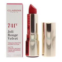 (741V Red Orange) Clarins Joli Rouge Velvet Lipstick