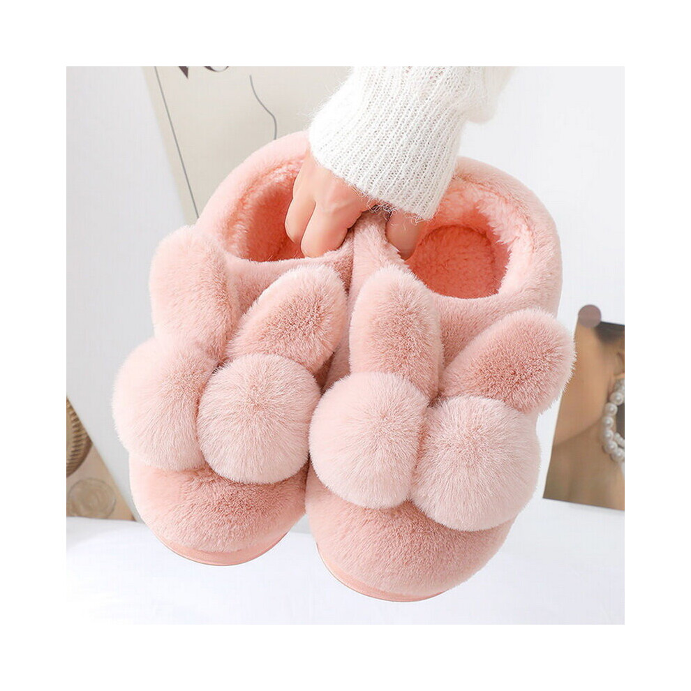 Cute Winter Slippers Women Fluffy Plush Warm Fashion Indoor Home Slippers -  China Comfortable Ladies Slippers and Soft Fluffy Home Slippers price |  Made-in-China.com