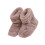 Pink Faux Fur Microwavable Slipper Boots 2