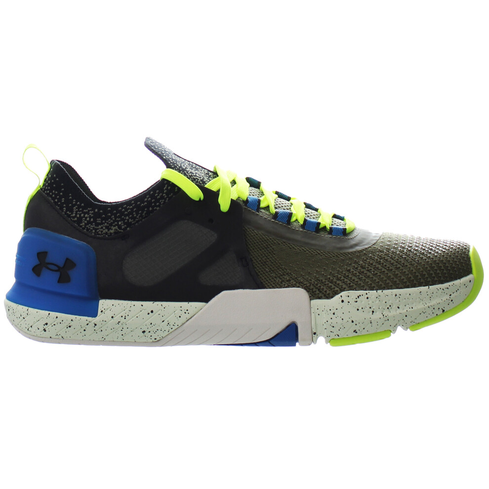 (10) Under Armour TriBase Reign 4 Pro Lace-Up Green Synthetic Mens Running Trainers 3025080_300 (UK )