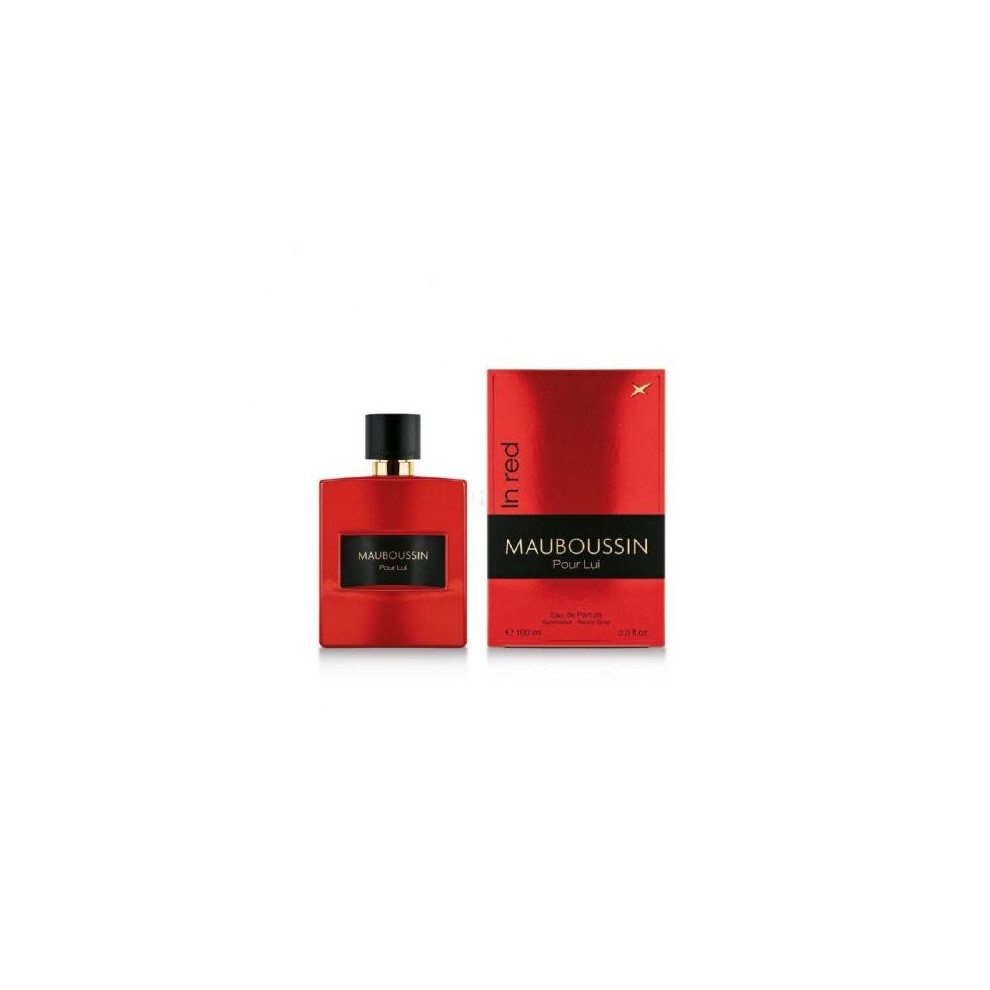 Mauboussin Red 3.3 Eau De Parfum Spray For Men