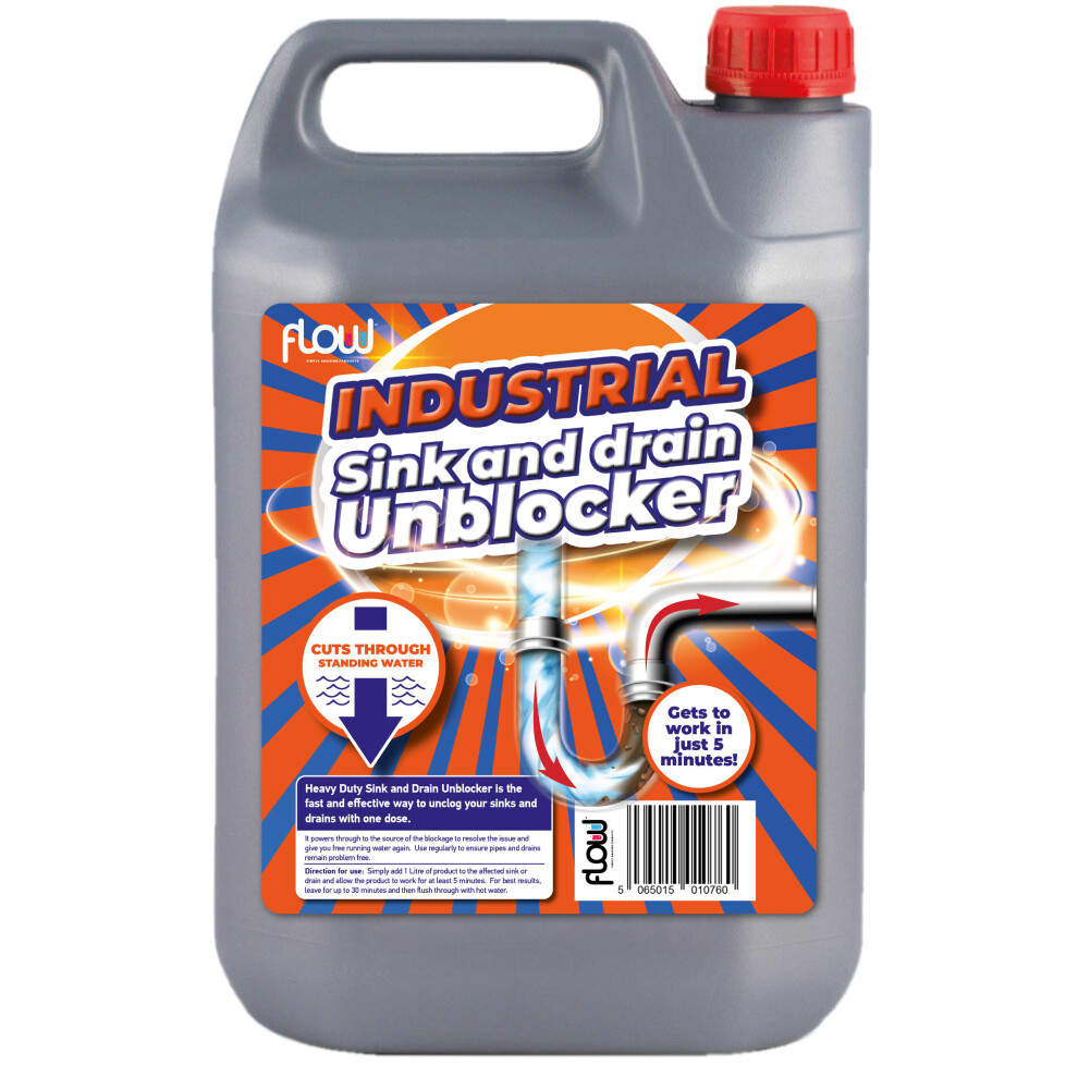 (5 Litre) 5 Litre Sink & Drain Unblocker & Cleaning Liquid