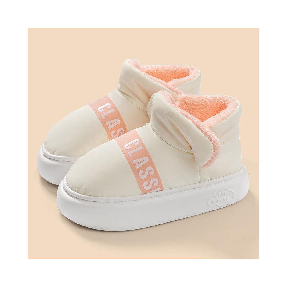 Winter Cotton Woman Ankle Boots Female Light Cloud Shoes Platform Non-slip Outside Warm Women's Snow Boots Pink Boot