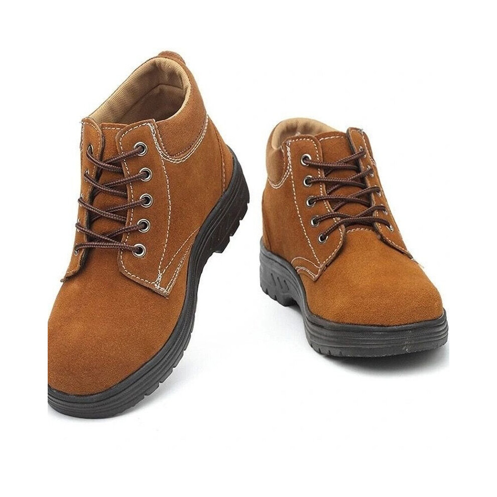 Labor Insurance Shoes Men's Breathable Steel Toe Cap Anti-Smashing Anti-Piercing Welder Anti-Scalding Anti-Skid Wear-Resistant 885661014203