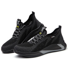 Work Safety Boot Mesh Men's Safety Shoes Steel Toe Boots Men Puncture-Proof Breathable Work Sneakers Indestructible Shoes
