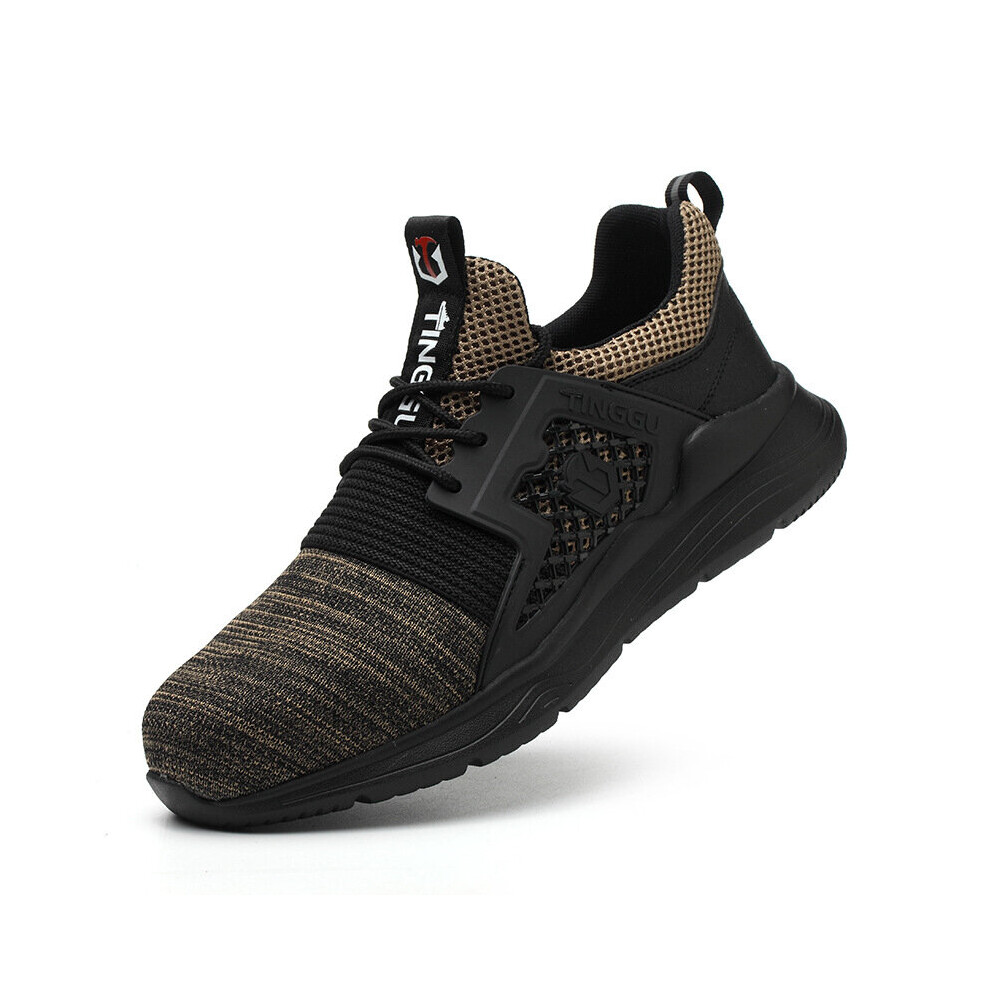 Men Safety Shoes Work Footwear Puncture-Proof Anti-Smashing Lightweight Breathable Anti-Static Safty Work Boots Steeltoe Shoes 885661031019