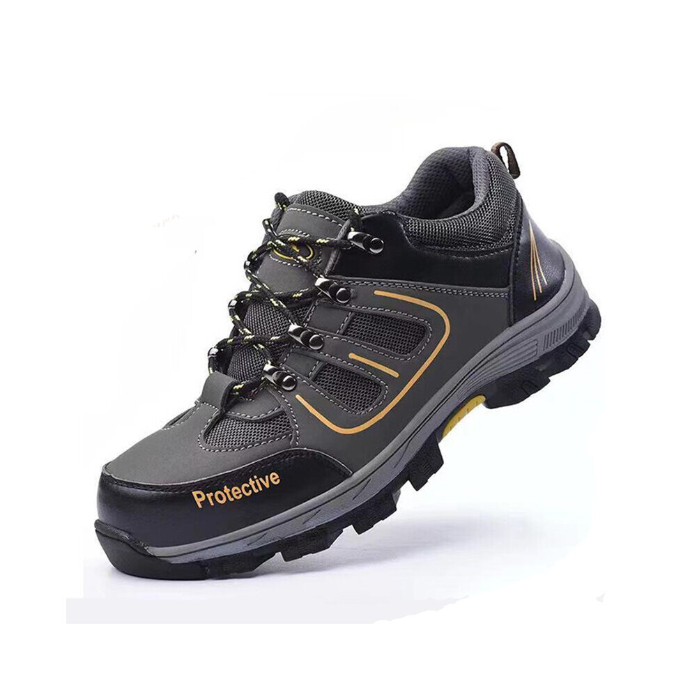 Work Boots Safety Steel Toe Shoes Men Ankle Boots Casual Men Shoes Sneakers Anti-Smash Indestructible Shoes For Men Safety Boots 885661031453