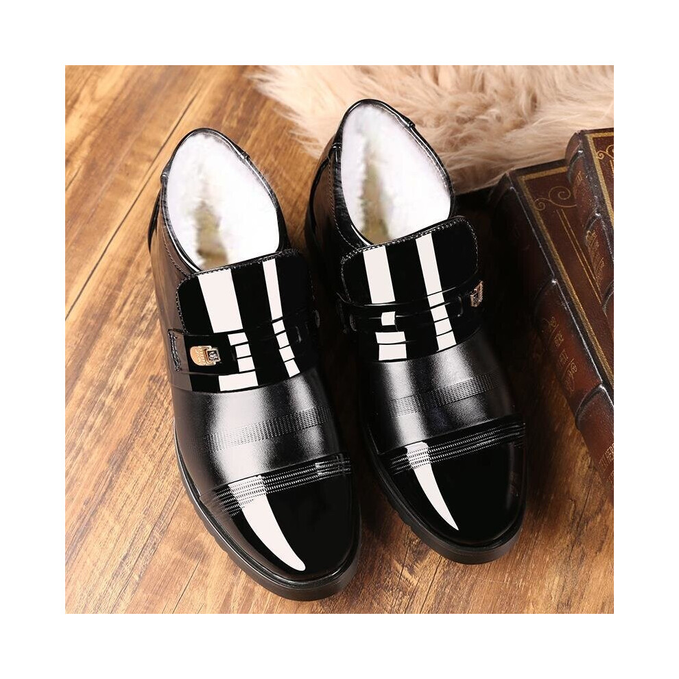 Men Winter Snow Boots Warm Thicken Men's Ankle Boots Bot Male Business Office Formal Leather Safety Shoes 885661063454