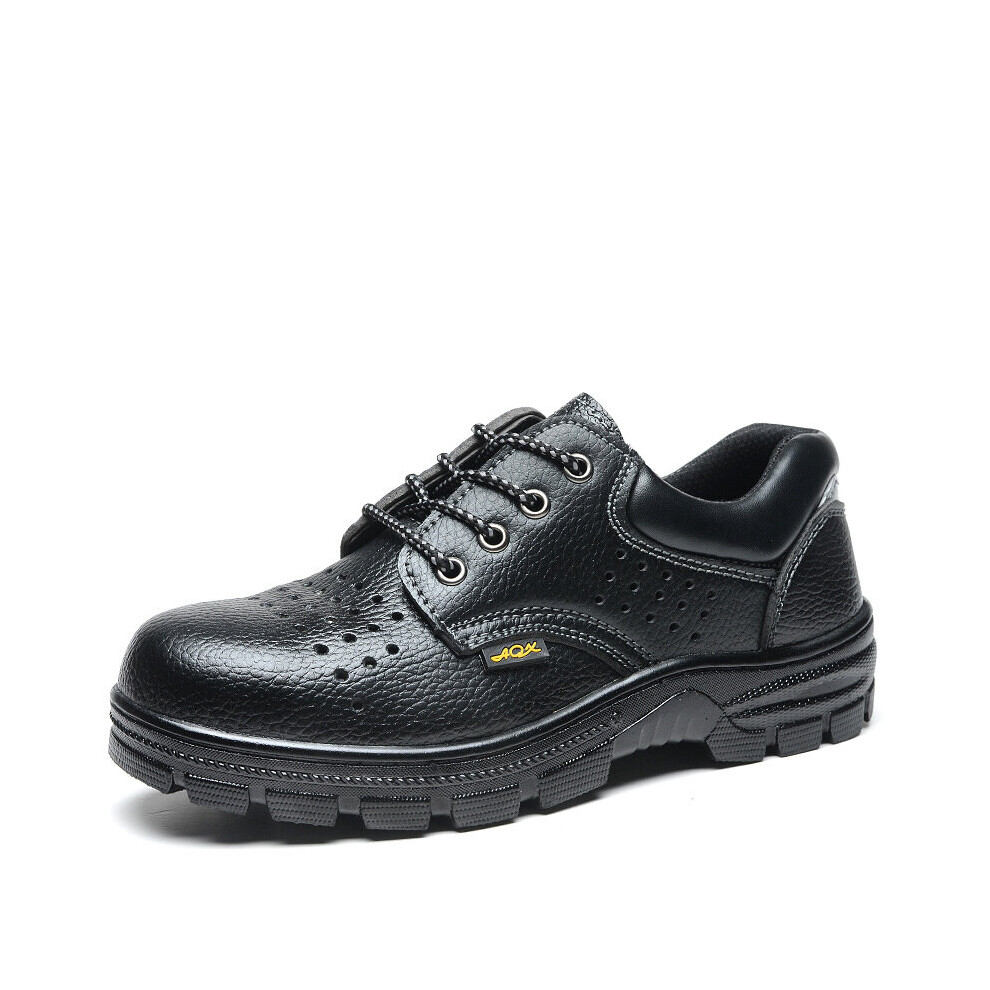 Size 47 Steel Soles Steel Toe Boots Man Leather Safety Boots Indestructible Working Shoes For Men Work Boots 885661048482