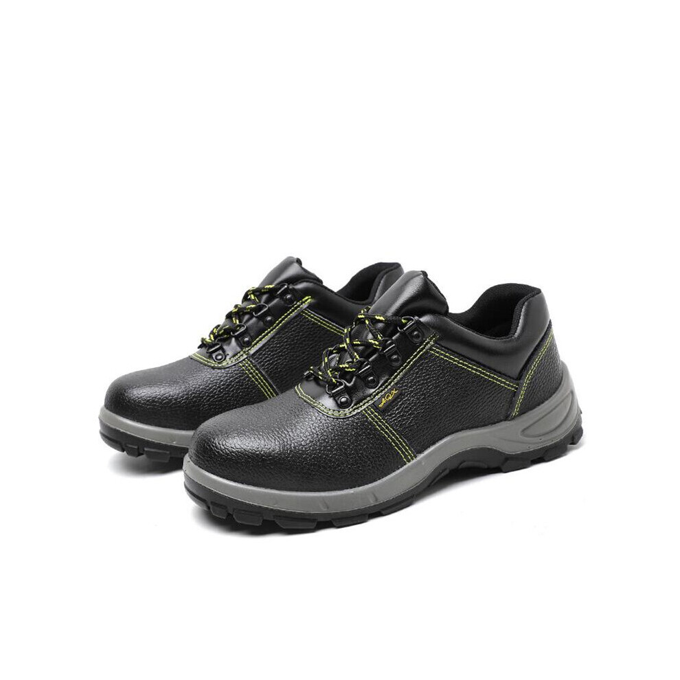 Real Leather Work Boots Safety Steel Toe Shoes Man Lace Up Indestructible Shoes Waterproof Puncture Proof Comfort Working Shoes 885661052342