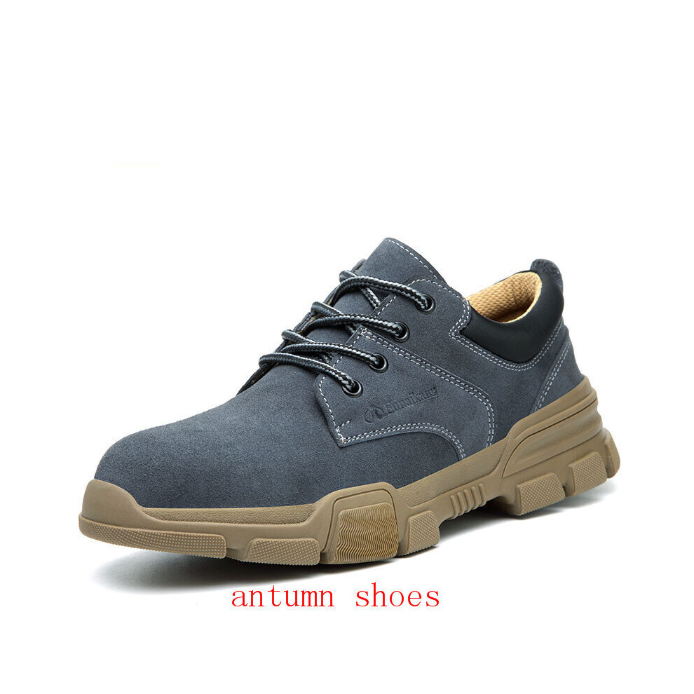 Working Shoes Steel Toe Safty Shoes Man Anti Thermostability Anti Puncture Safety Shoe Non-Slip Wearable Work Boot Footwear 885661067063