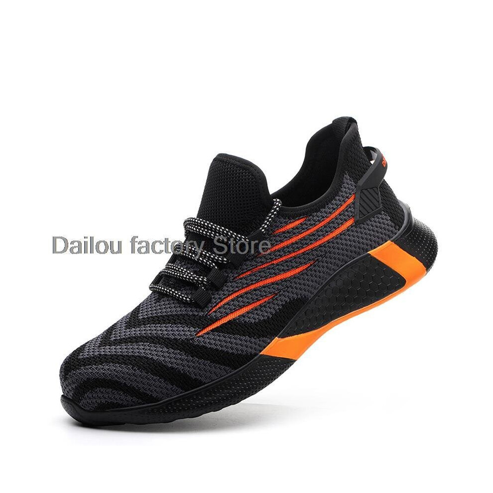 Safety Shoes Men Puncture-Proof Work Sneakers Men Steel Toe Shoes Work Boots Indestructible Safety Boots Male Shoes 885661064543