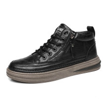 Child Winter Shoes Skateboarding Galoshes Espradilles Mongolian Boots Man High Sneaker Daily Wear Tennis
