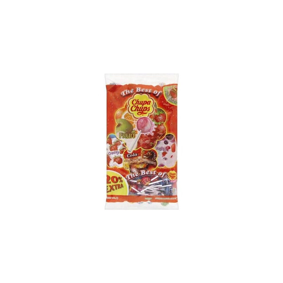 Chupa Chups The Best Of Lollipops 120 Pieces