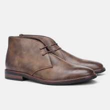 Size 39-46 Men Leather Boots Desert Ankle boots Comfortable Men's Shoes for Walk