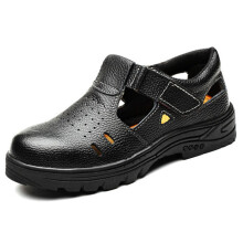 Breathable Lightweight Men Safety Shoes Steel Toe Cap Work Shoes Men Work Sandals Construction Anti-smashing Safety Work Boots