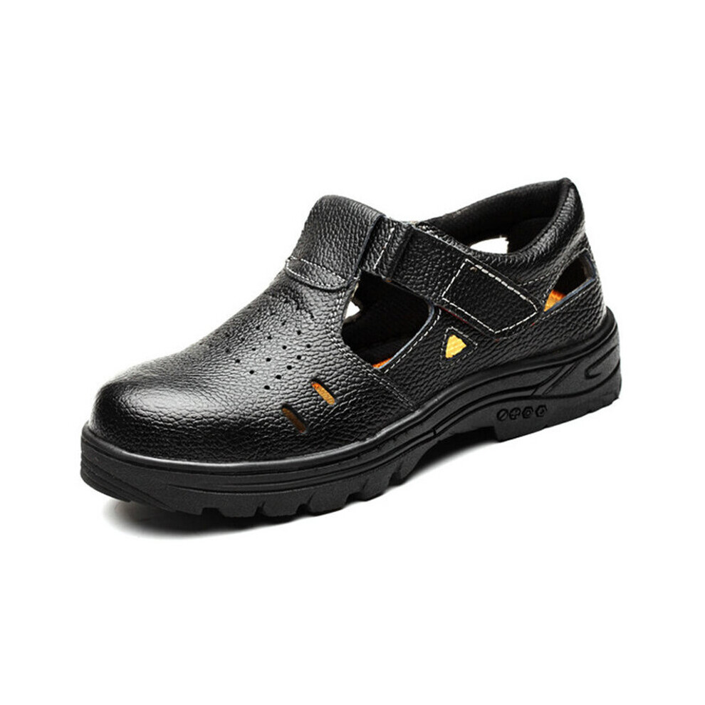 Breathable Lightweight Men Safety Shoes Steel Toe Cap Work Shoes Men Work Sandals Construction Anti-smashing Safety Work Boots
