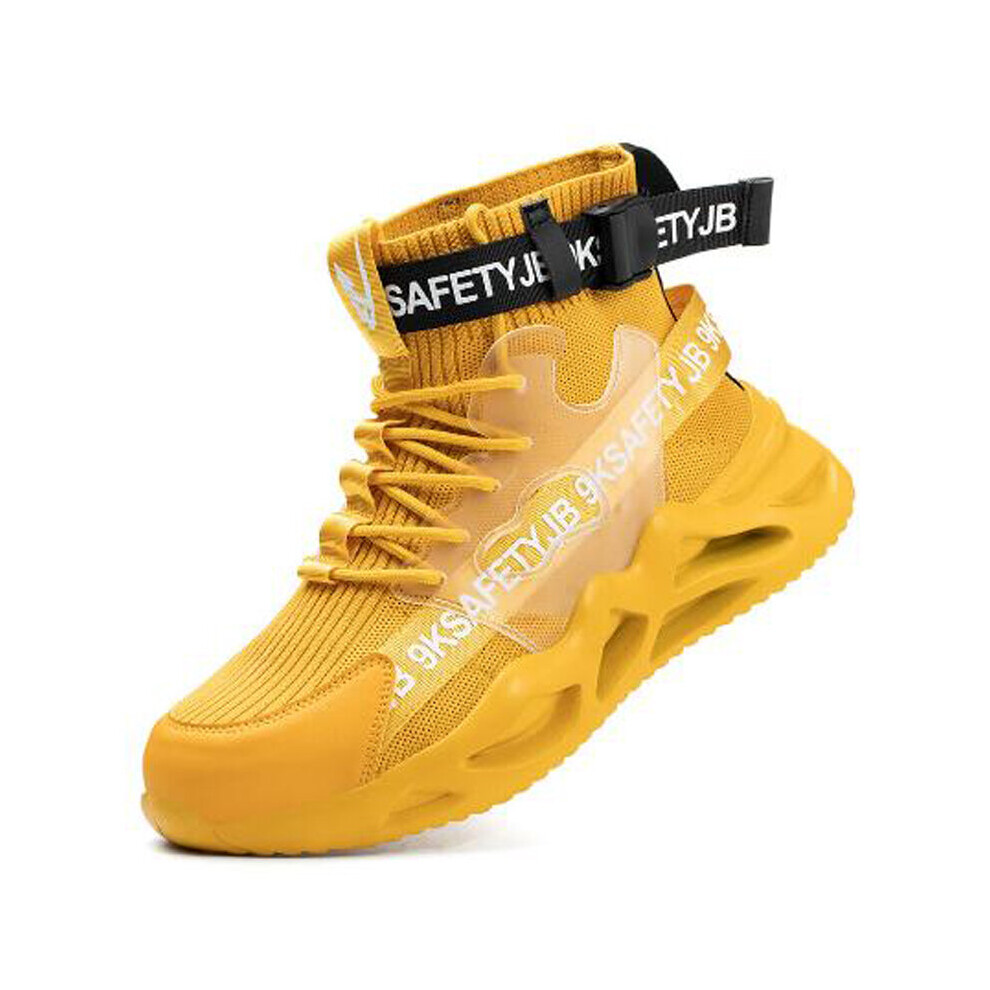 Men Work Safety Boots Anti-Smash Anti-Puncture Work Sneakers High Top Safety Shoes Men Indestructible Work Boots M890 885661152592