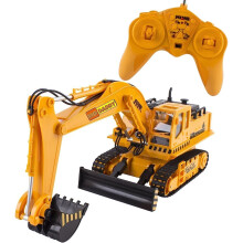 Big-Daddy Full Functional Excavator, Electric Rc Remote Control Construction Tractor Toy (with Lights and Sounds) Indoor & Outdoor Play Activity