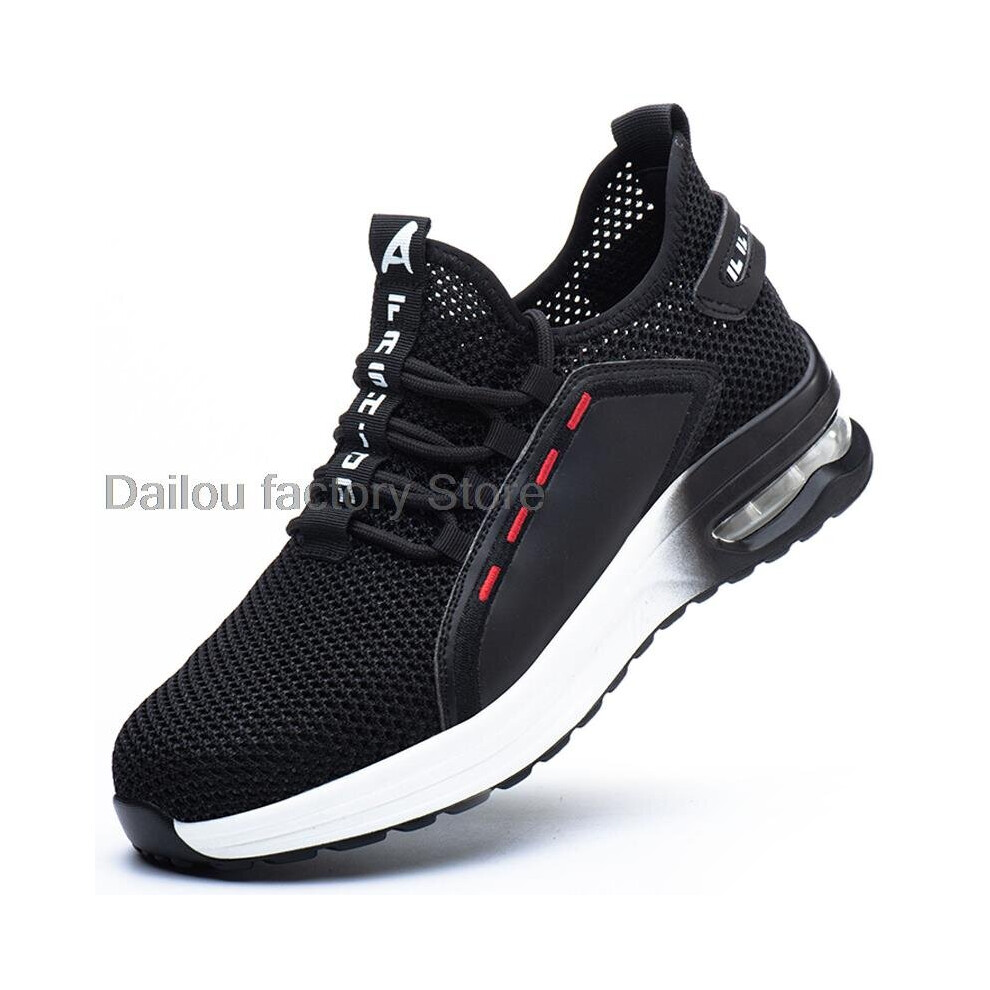 Men Safety Shoes Anti-Puncture Work Shoes Anti-Smash Work Sneakers Comfort Men Shoes Lightweight Steel Toe Shoes Safety Boots 48 885661162812