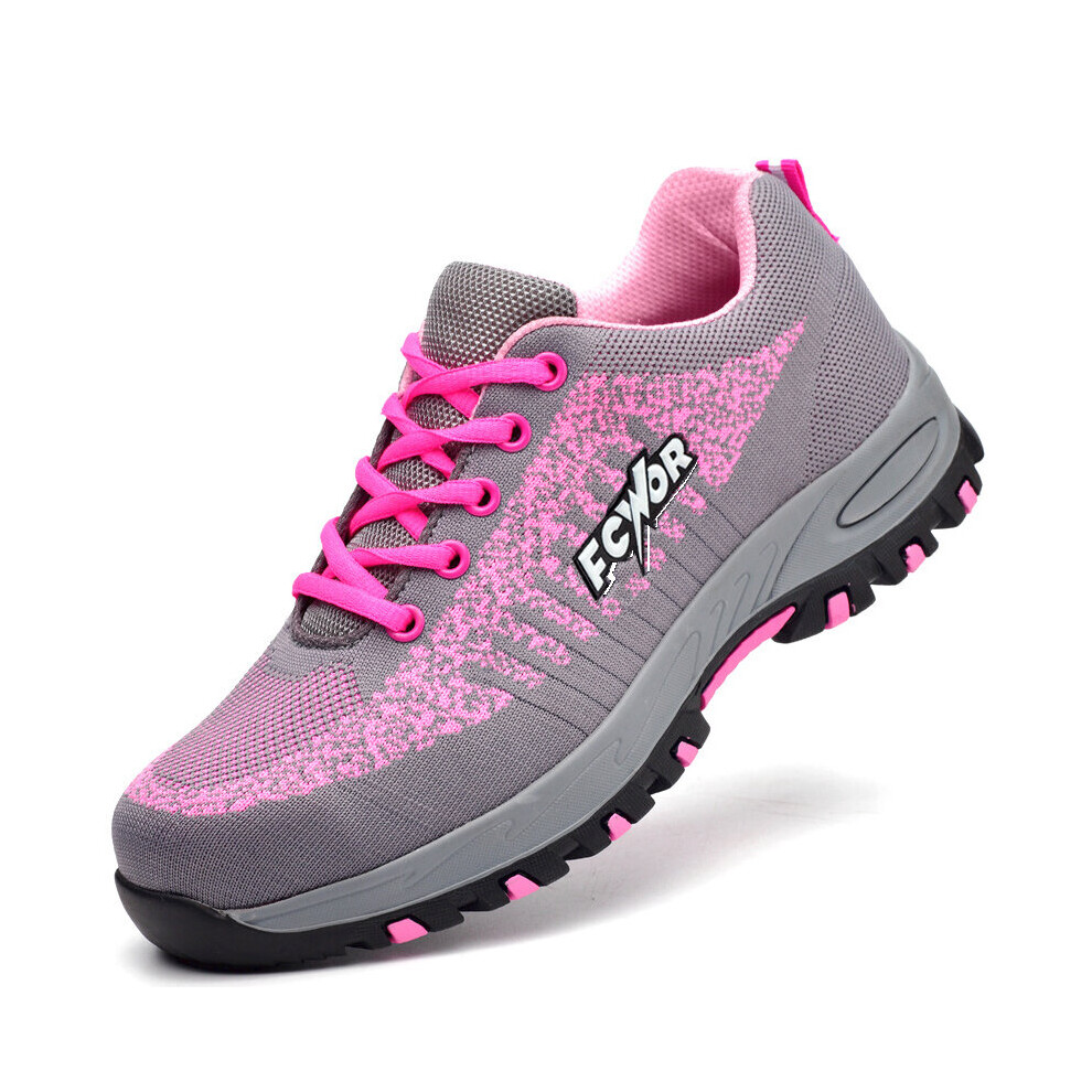 Construction Women Safety Shoes Female Steel Toe Shoes Work Sneakers Anti-Smash Breathable Work Shoes Women Work Safety Boots 885661141756