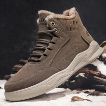 Men's Shoes Casual Male Sneakers High Top Outdoor Hiking Flat Desert Tactical Combat Leather Ankle Boots Winter Keep Warm