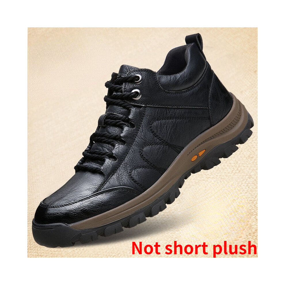 Snow Boots Men Winter Shoes Brown Ankle Boots Homme Leather Boots Man Shoes for Man Zapatillas De Hombre
